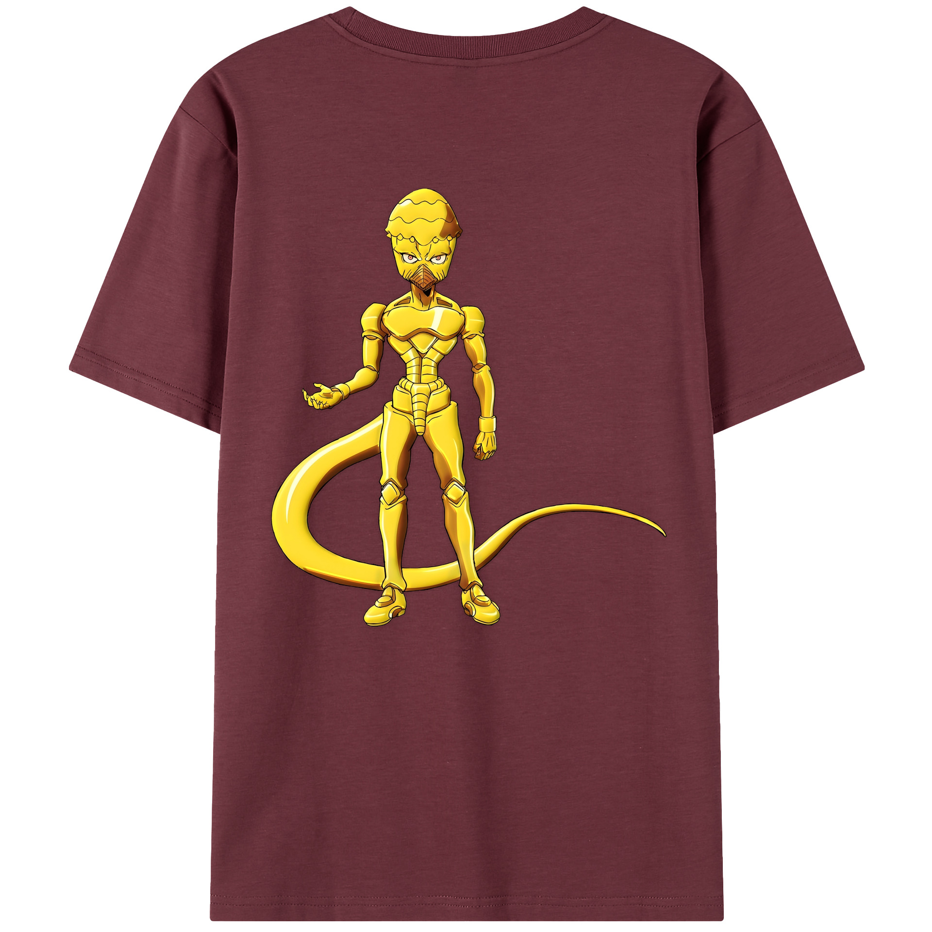 （画像用） ジョジョの奇妙な冒険 おといし あきら JoJo's Bizarre Adventure Akira Otoishi 綿100％半袖Tシャツ（背面プリント）